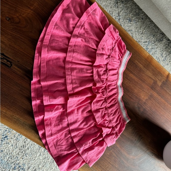 Mini Boden pink skirt / skort with sparkle band detail. Size 13-14Y. - Picture 2 of 5
